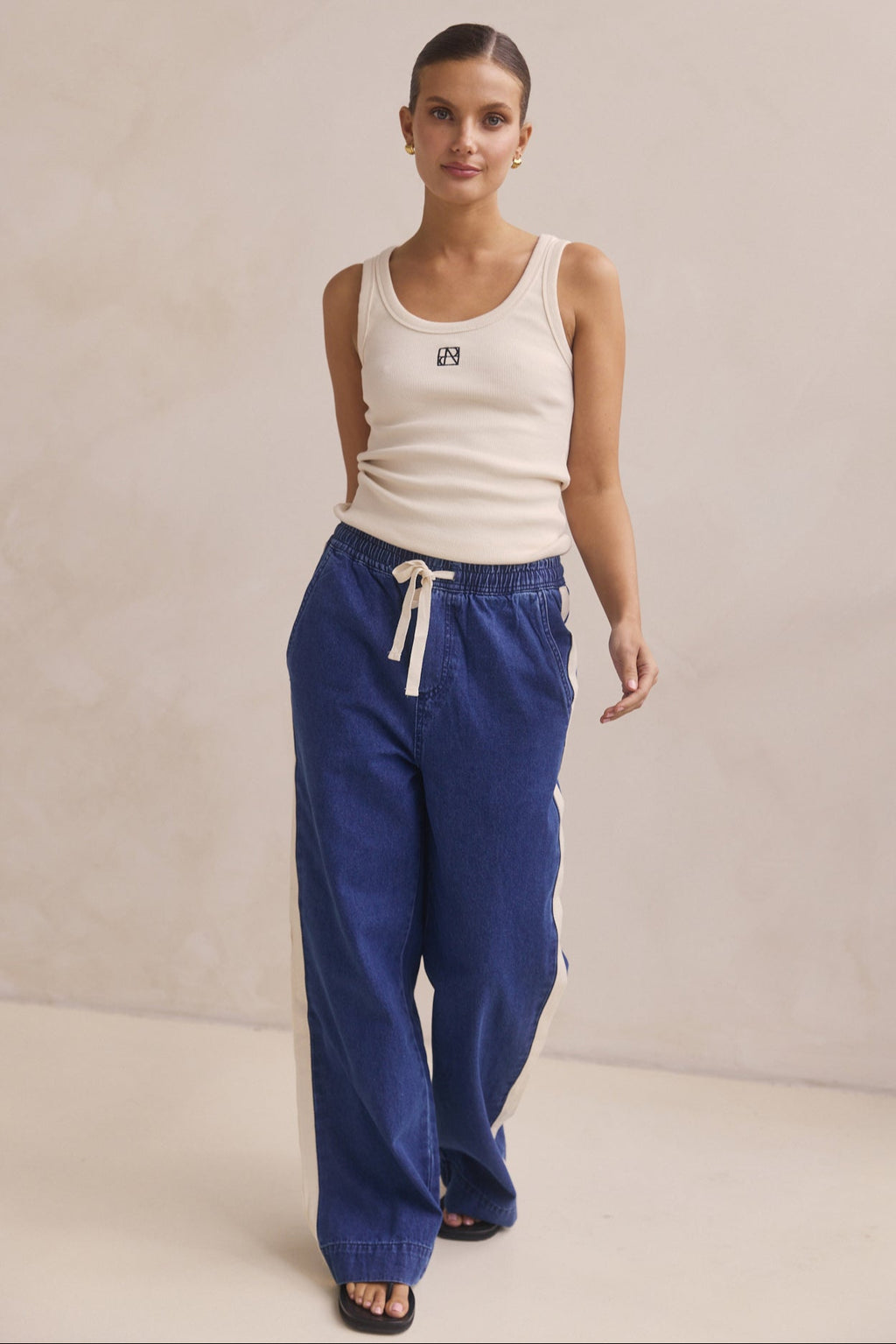 Luna Denim Pant (Blue)