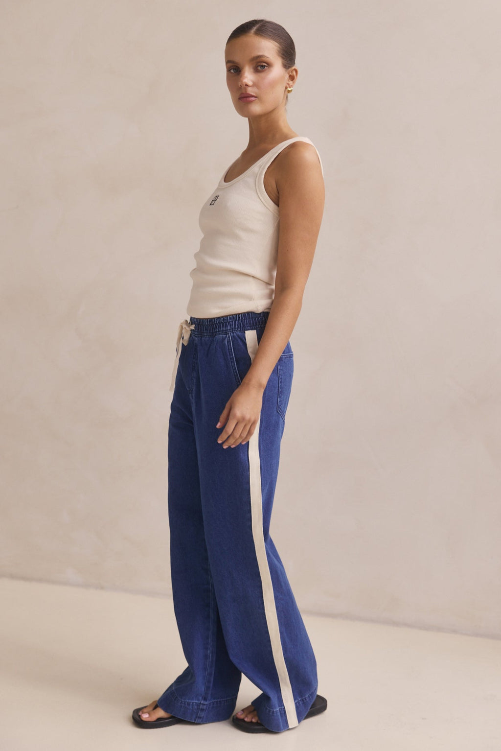 Luna Denim Pant (Blue)