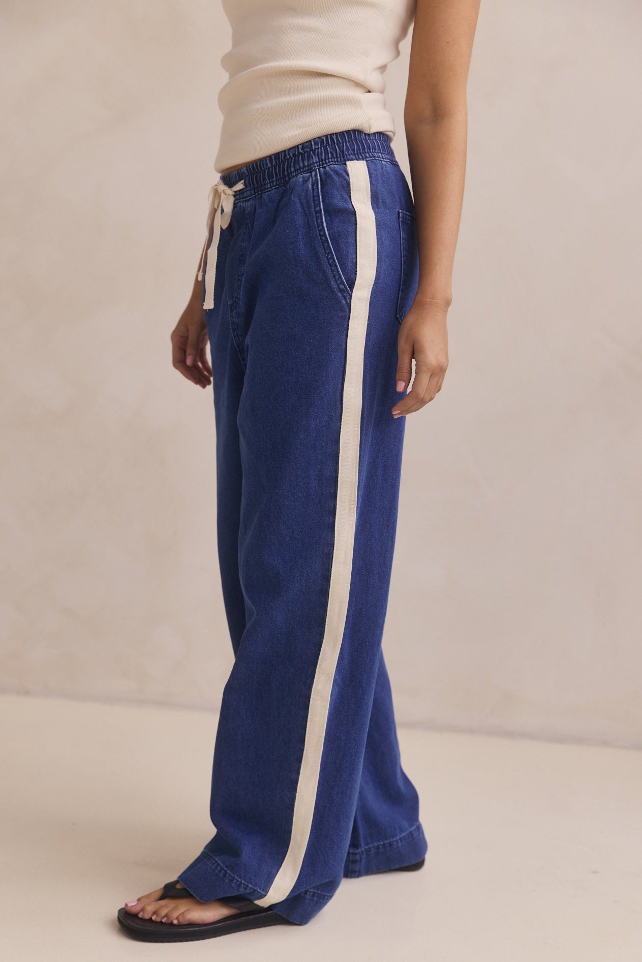 Luna Denim Pant (Blue)