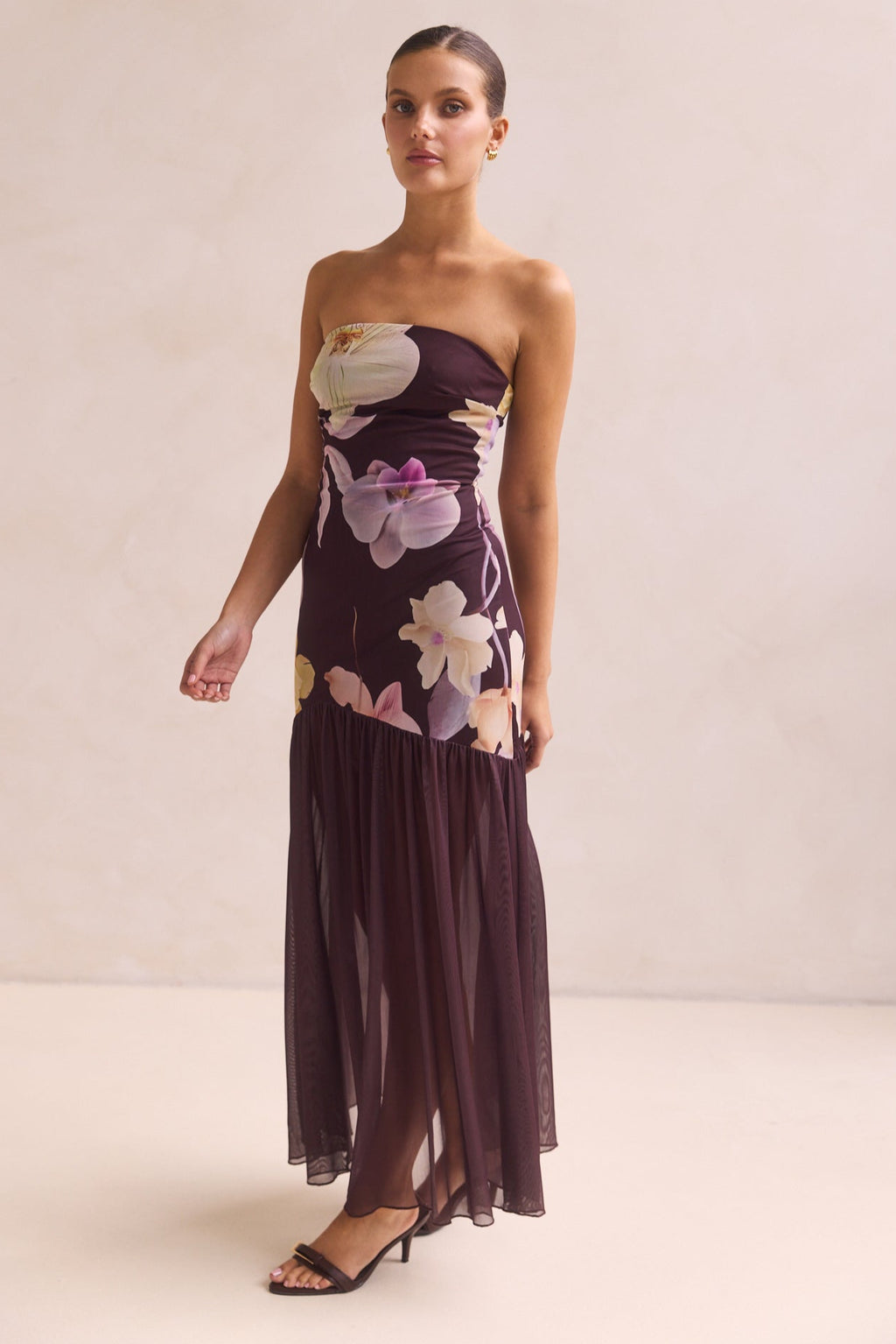 Hazel Maxi Dress (Chocolate)