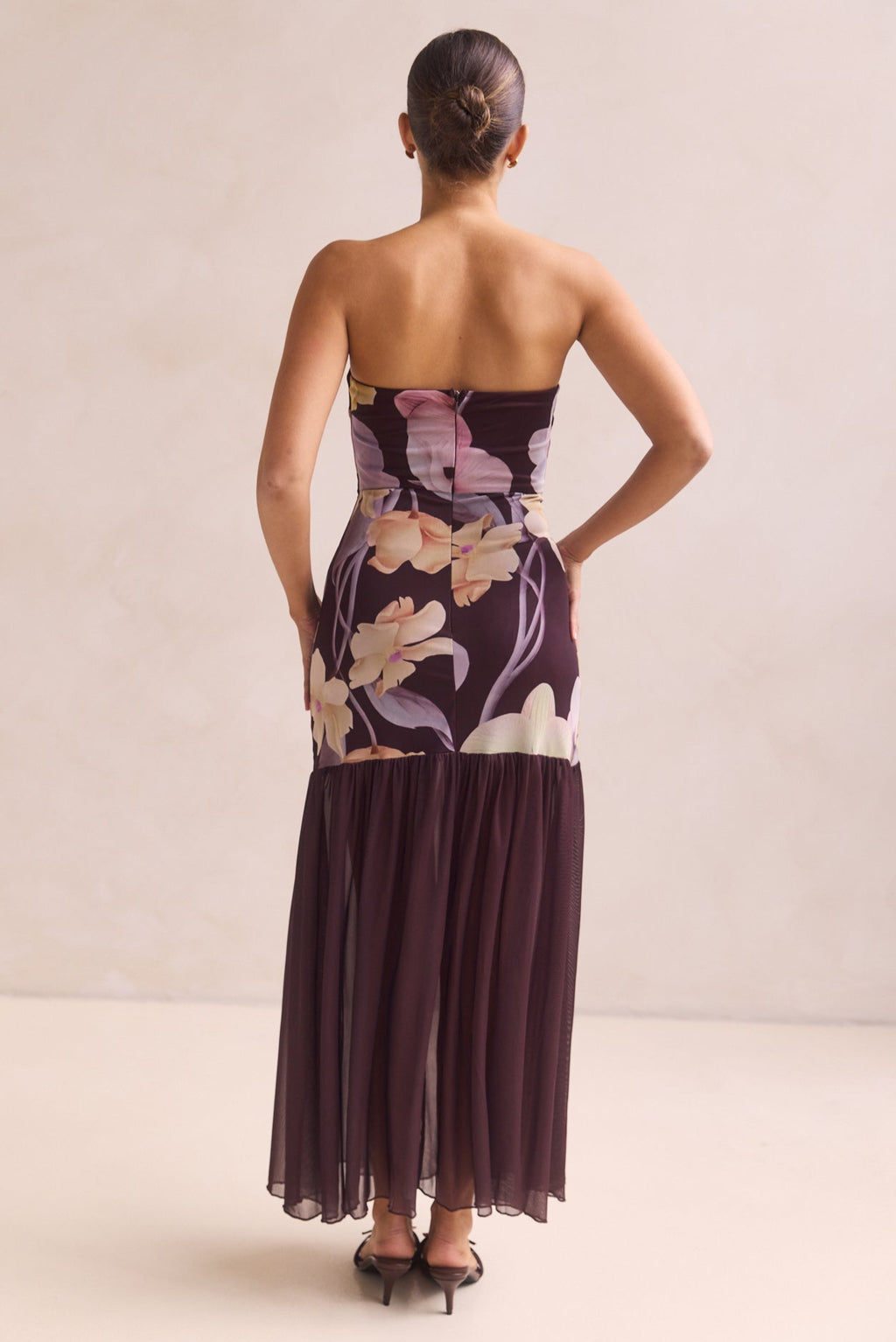 Hazel Maxi Dress (Chocolate)