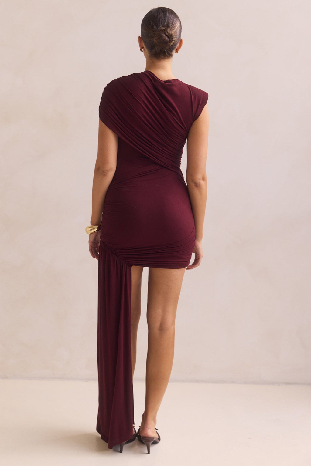 Isadora Mini Dress (Burgundy)