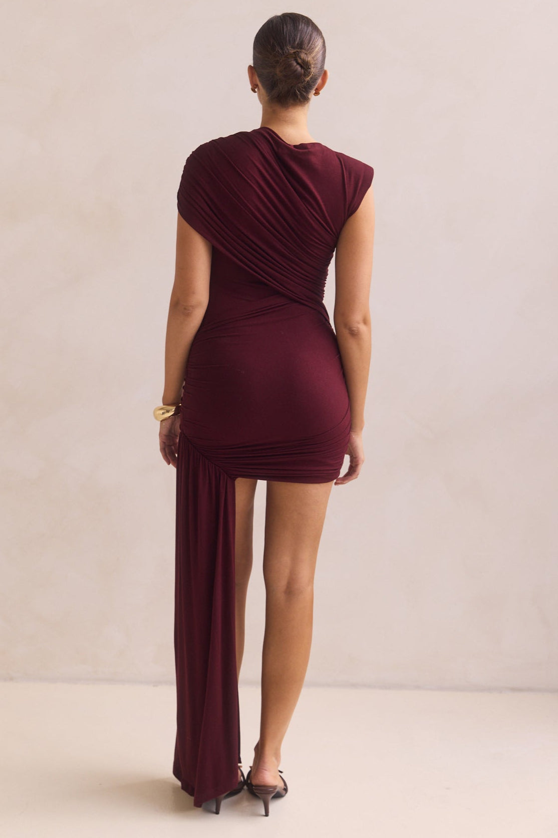 Isadora Mini Dress (Burgundy)