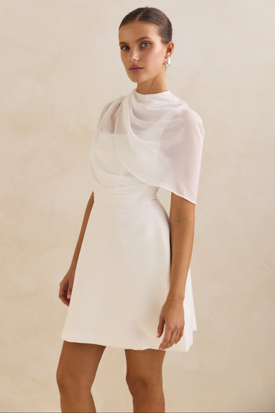 Pixie Mini Dress (White)