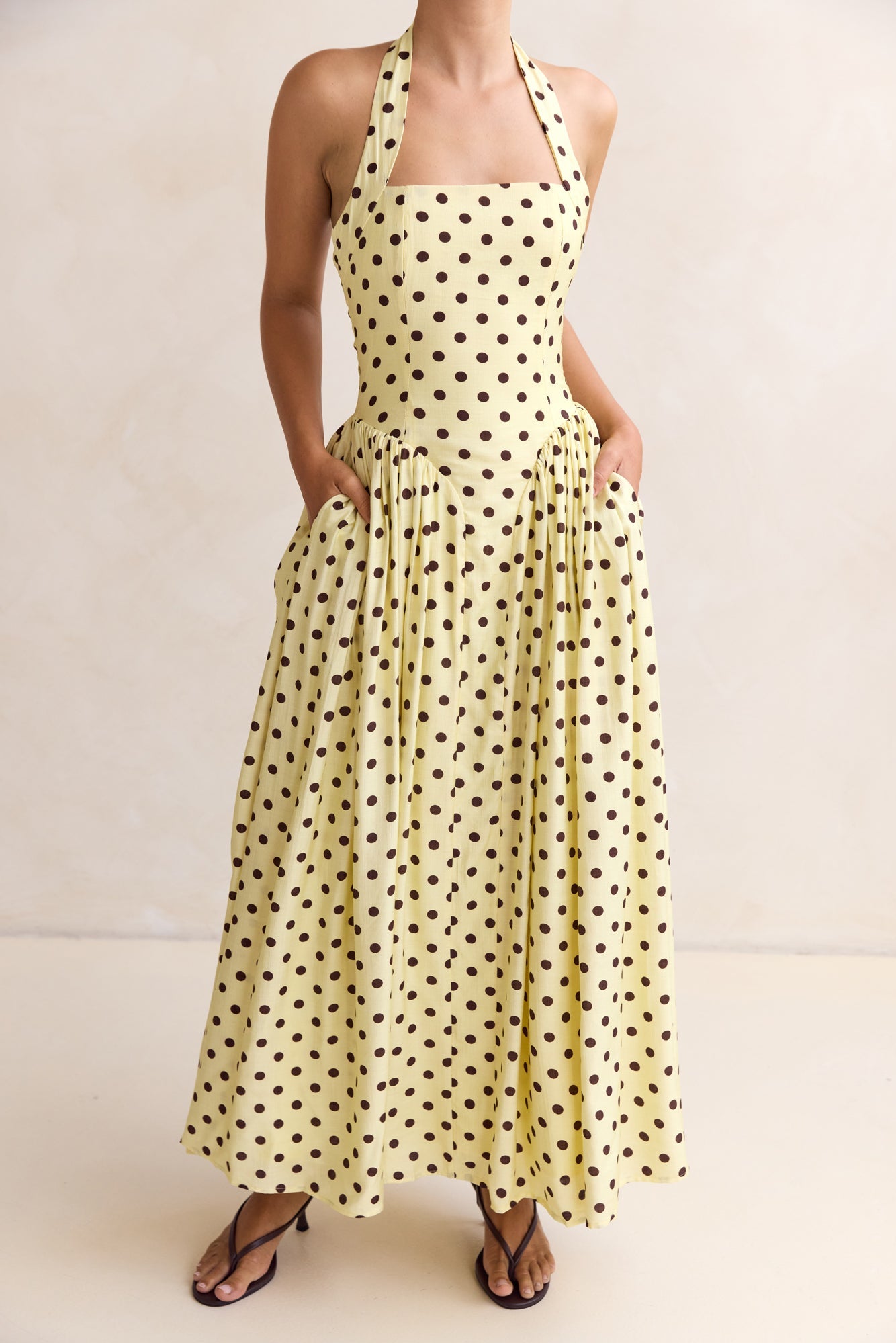 Sammi Maxi Dress (Lemon)