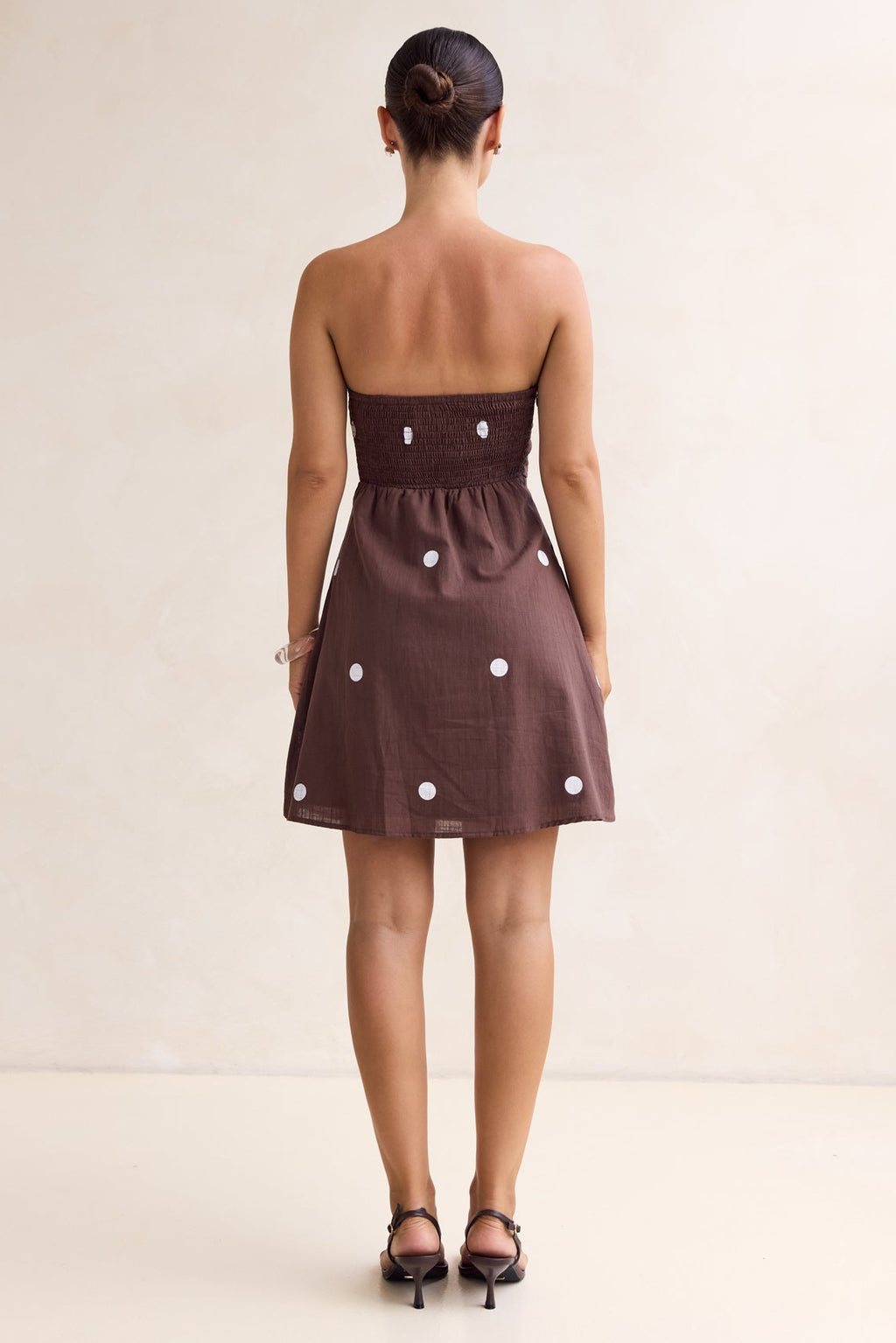 Bowie Mini Dress (Chocolate)