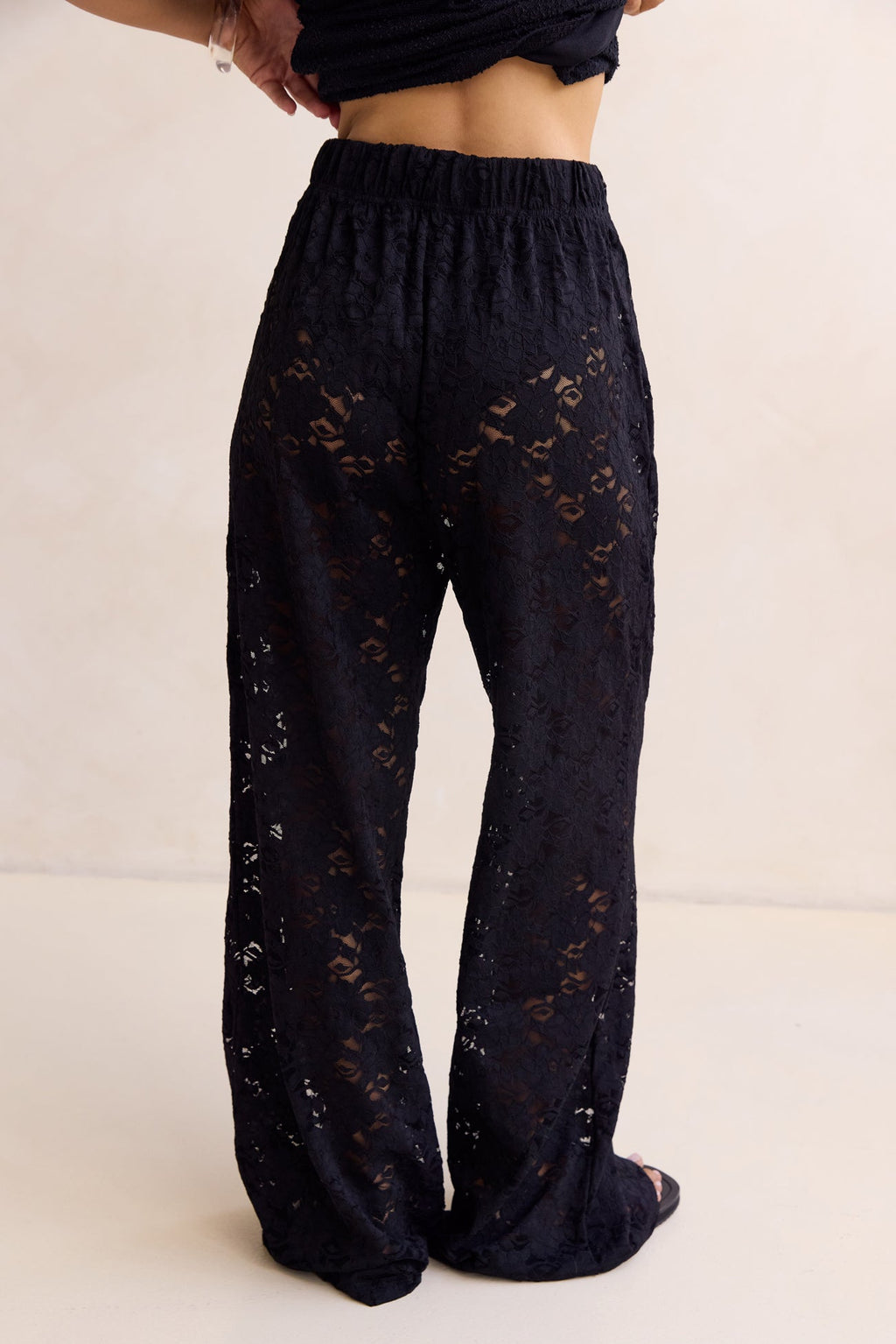 Thea Lace Pant (Black)