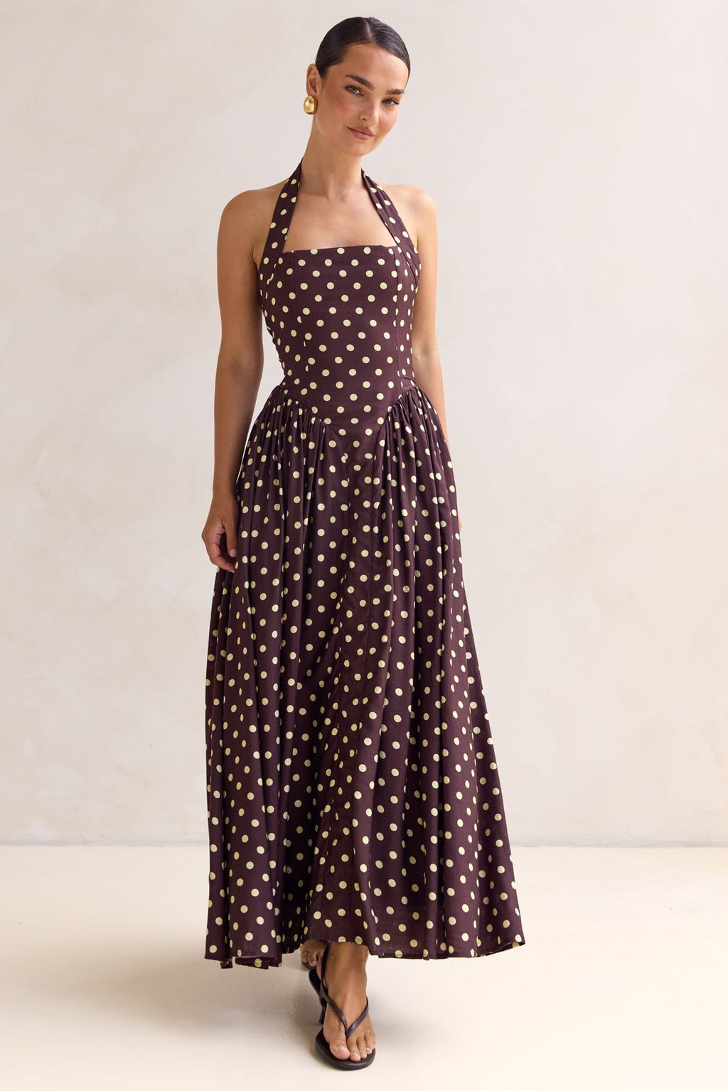 Sammi Maxi Dress (Chocolate)