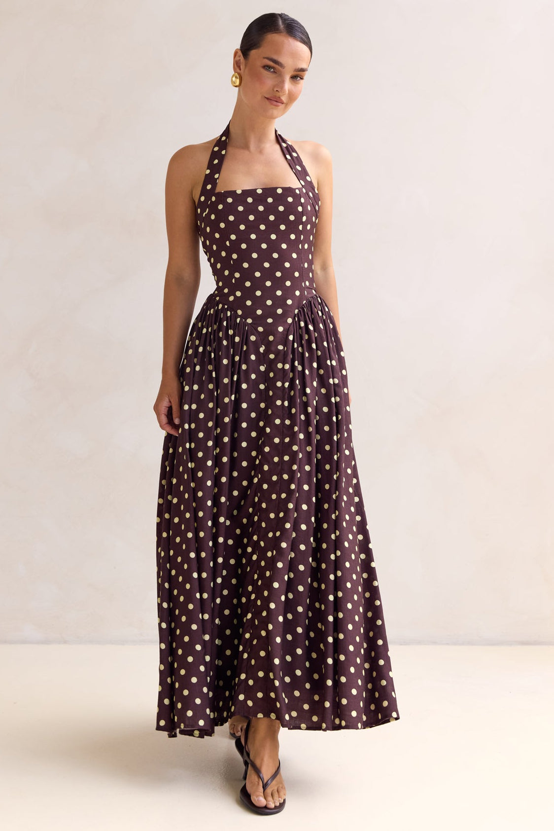 Sammi Maxi Dress (Chocolate)