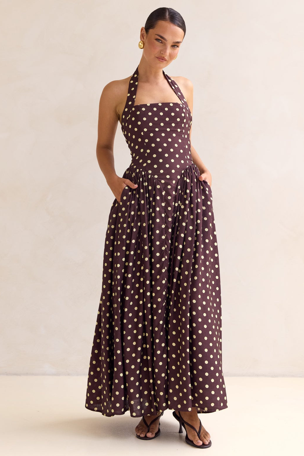Sammi Maxi Dress (Chocolate)