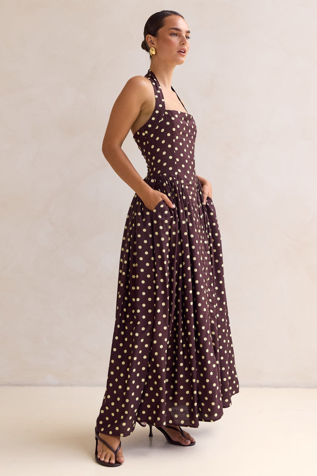 Sammi Maxi Dress (Chocolate)