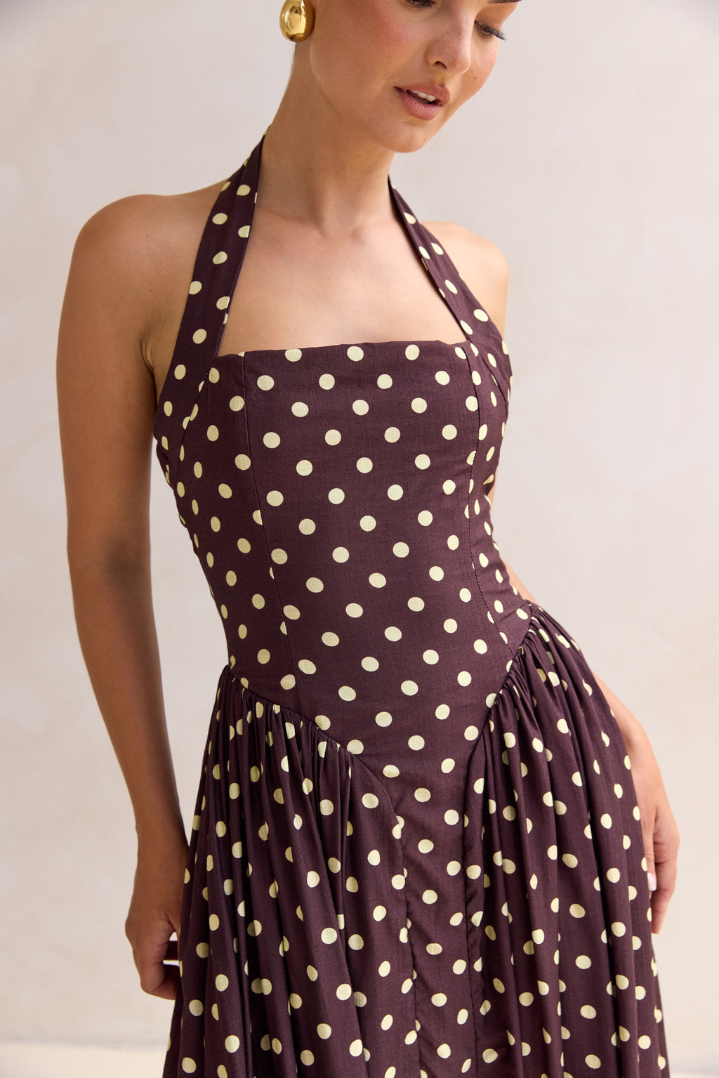 Sammi Maxi Dress (Chocolate)