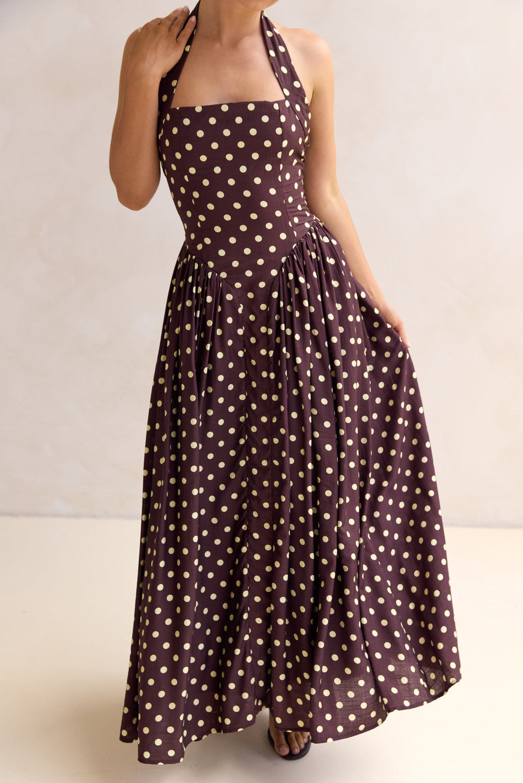 Sammi Maxi Dress (Chocolate)