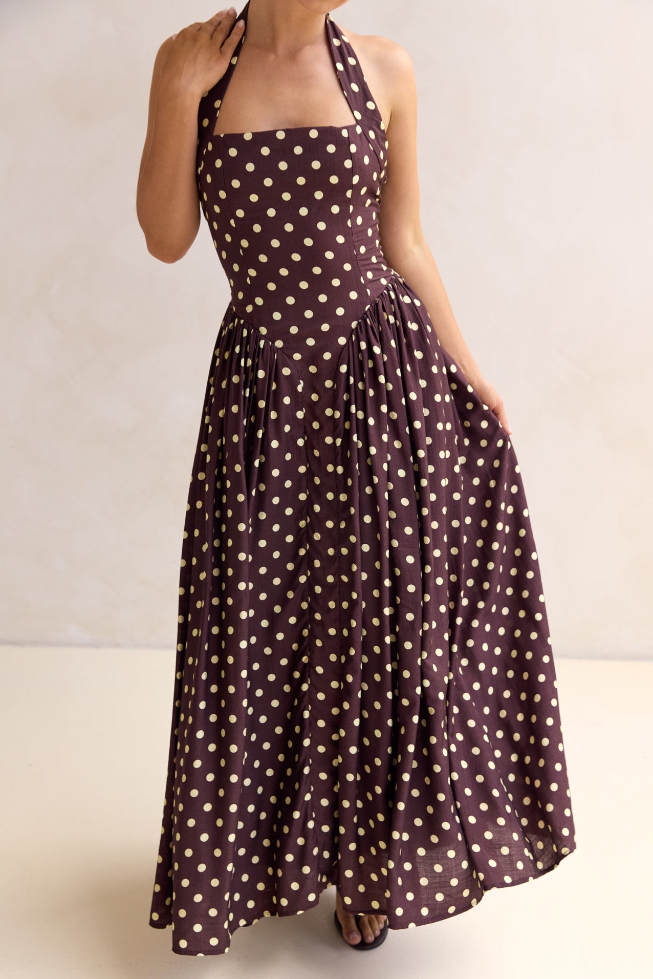 Sammi Maxi Dress (Chocolate)