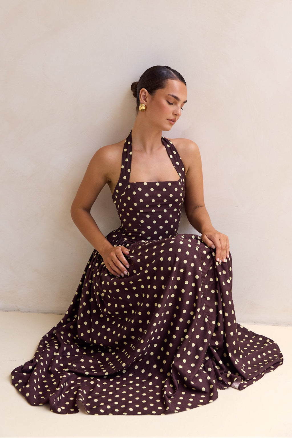 Sammi Maxi Dress (Chocolate)