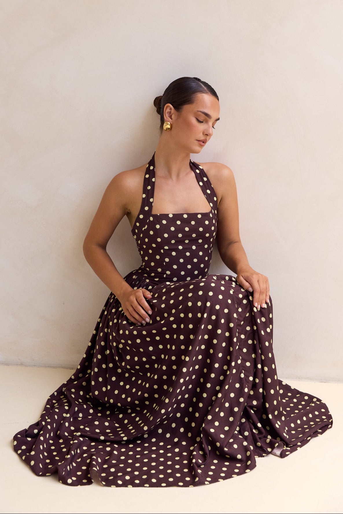Sammi Maxi Dress (Chocolate)