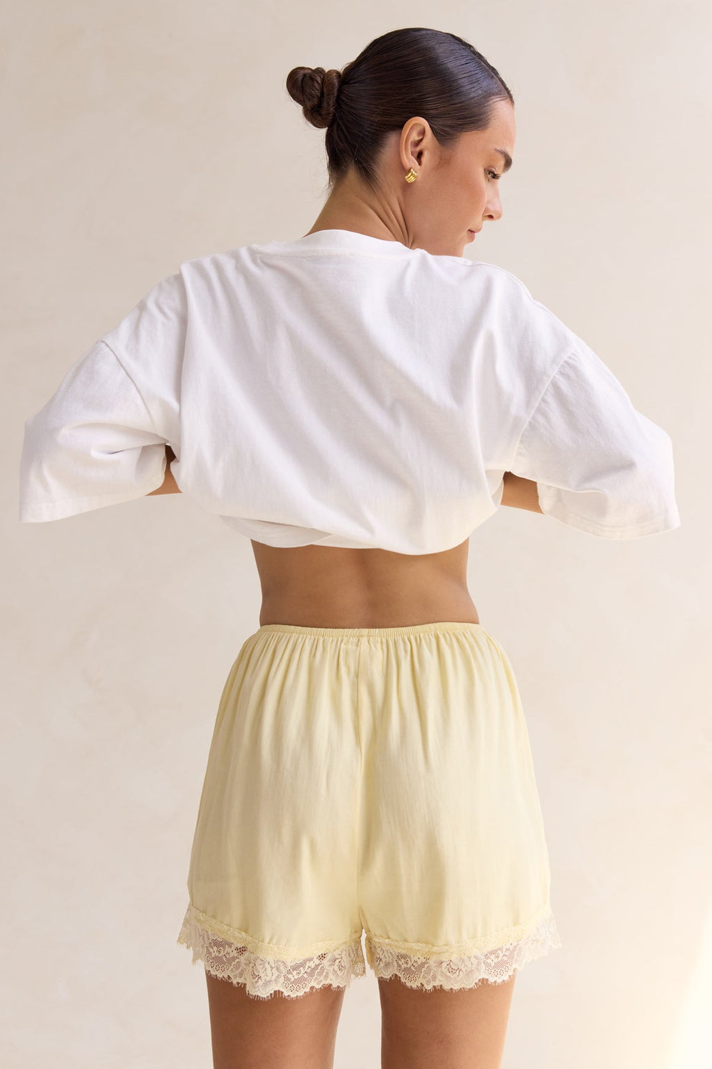 Leia Lace Short (Yellow)