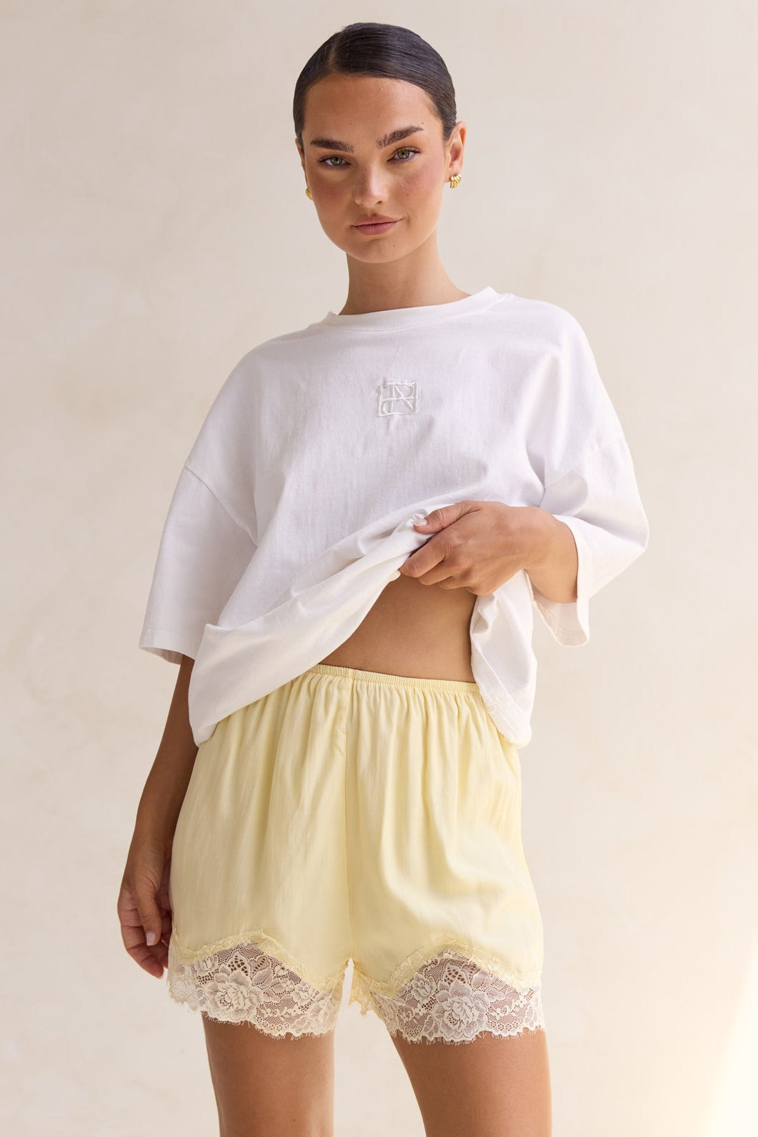 Leia Lace Short (Yellow)
