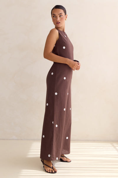 Mae Maxi Dress (Chocolate)