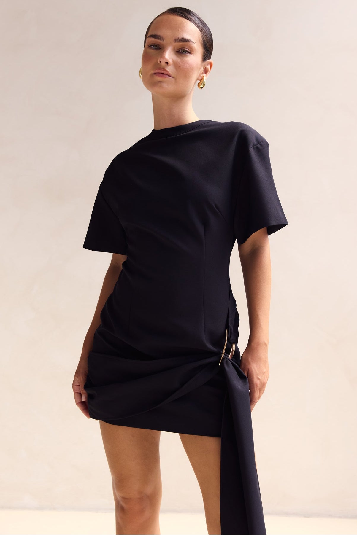 Cassidy Mini Dress (Black)
