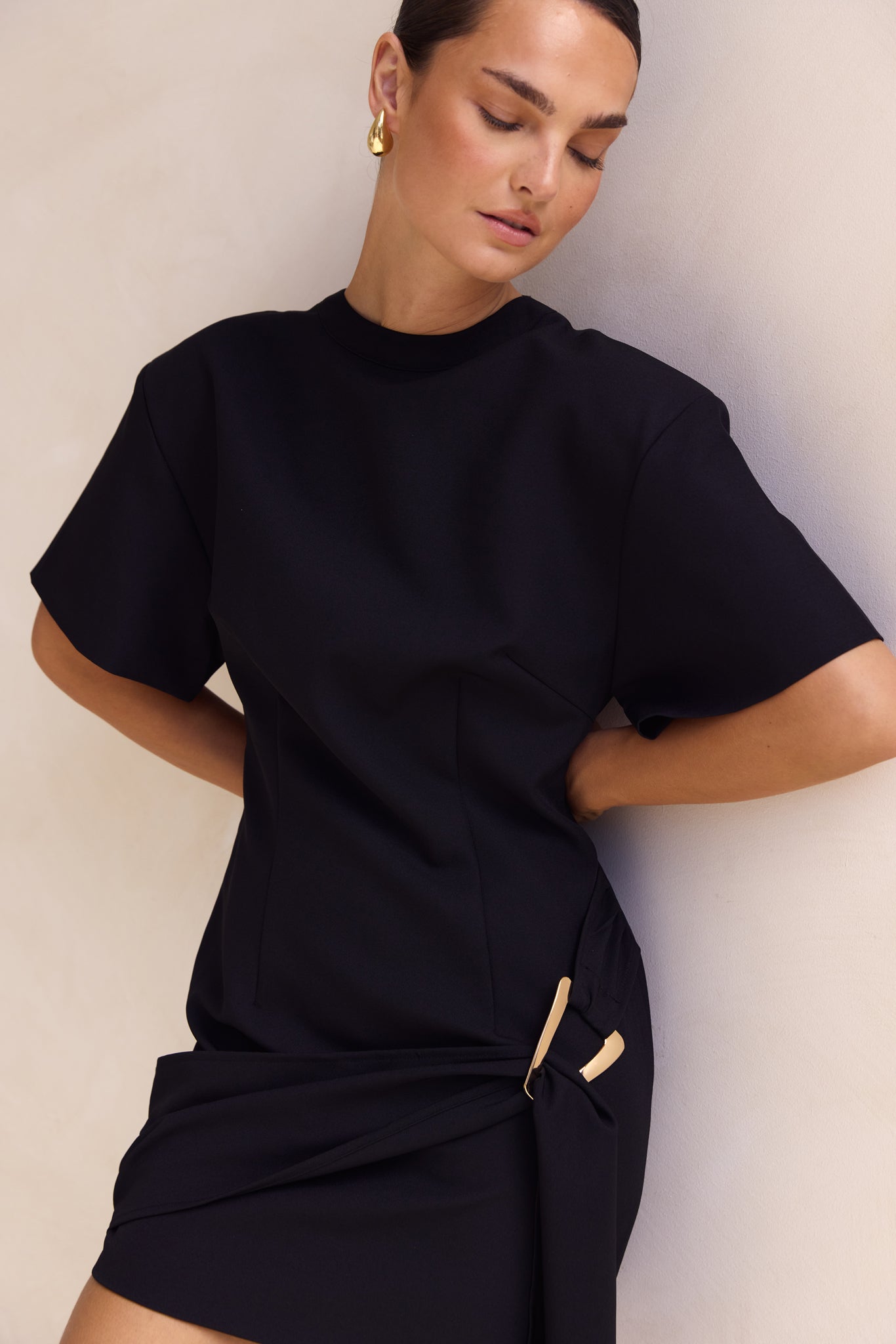 Cassidy Mini Dress (Black)