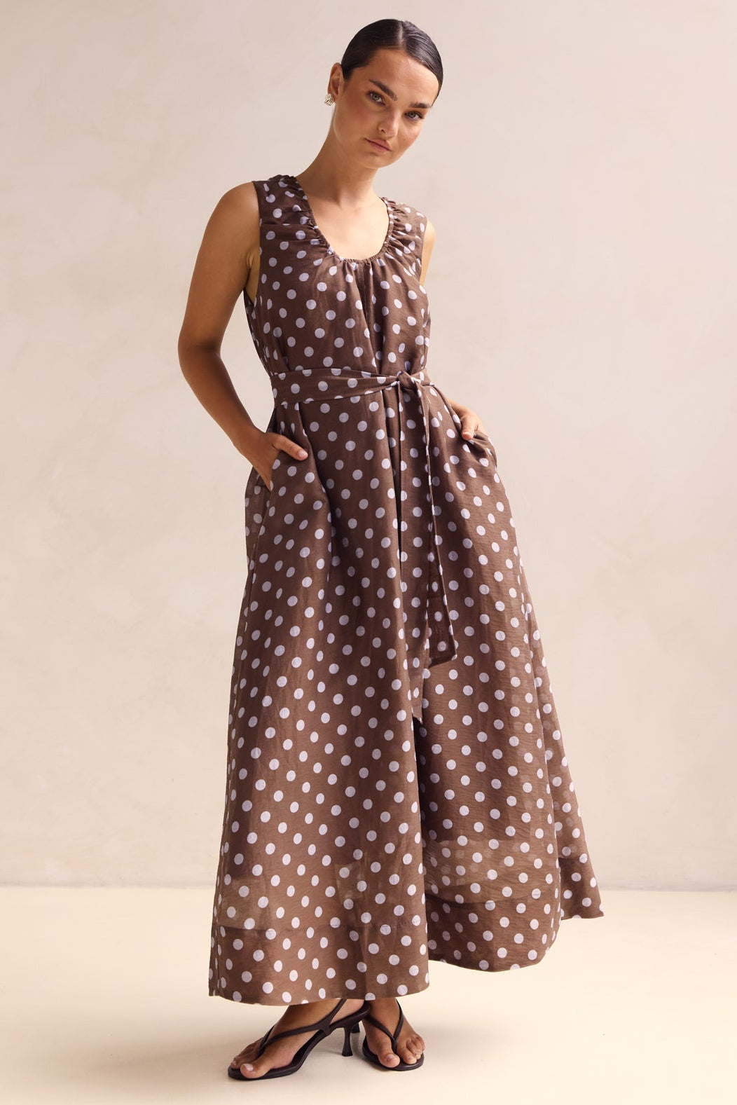 Rowie Maxi Dress (Chocolate)