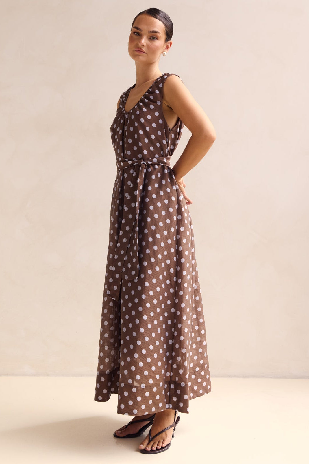Rowie Maxi Dress (Chocolate)
