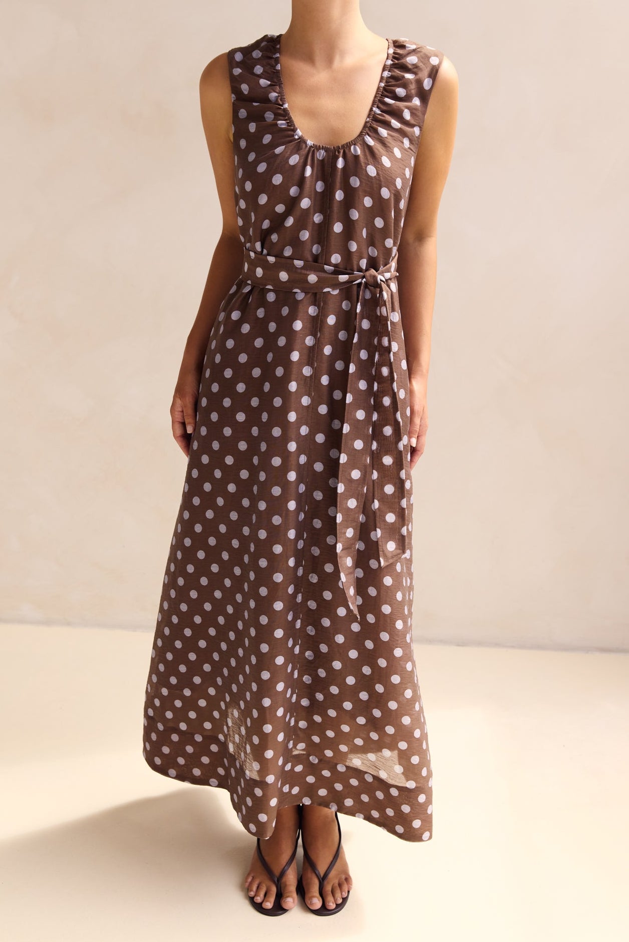 Rowie Maxi Dress (Chocolate)