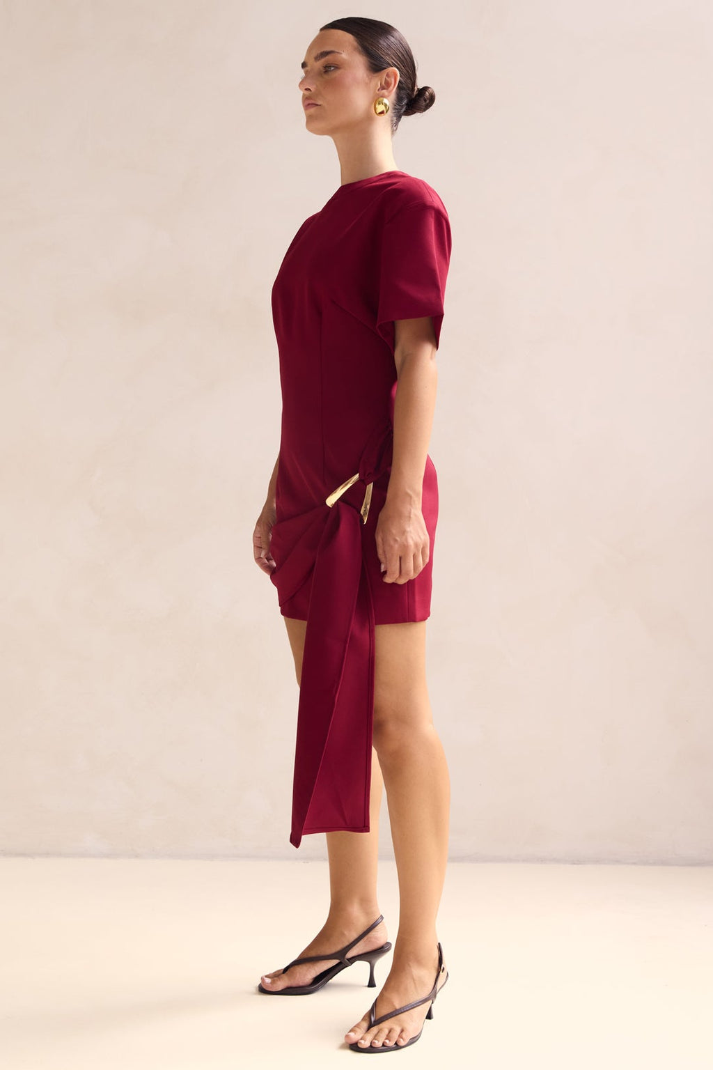 Cassidy Mini Dress (Wine)