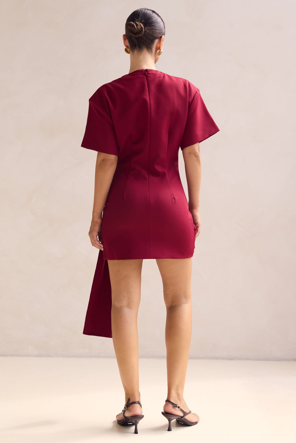 Cassidy Mini Dress (Wine)
