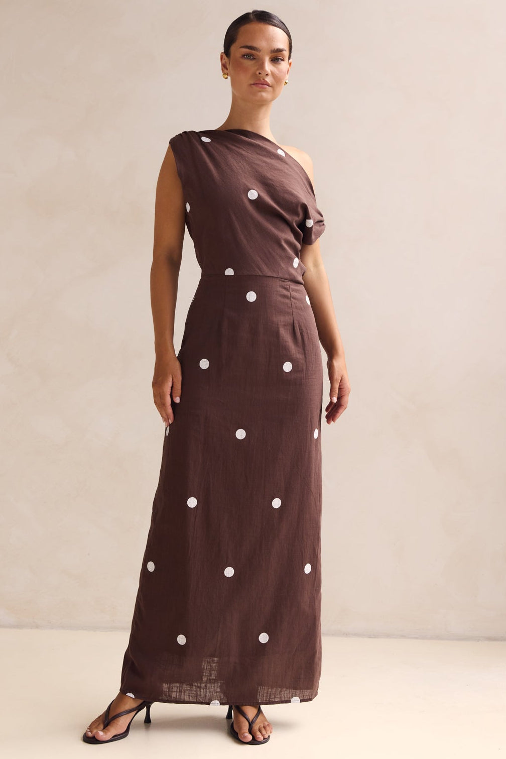 Veda Maxi Dress (Chocolate)