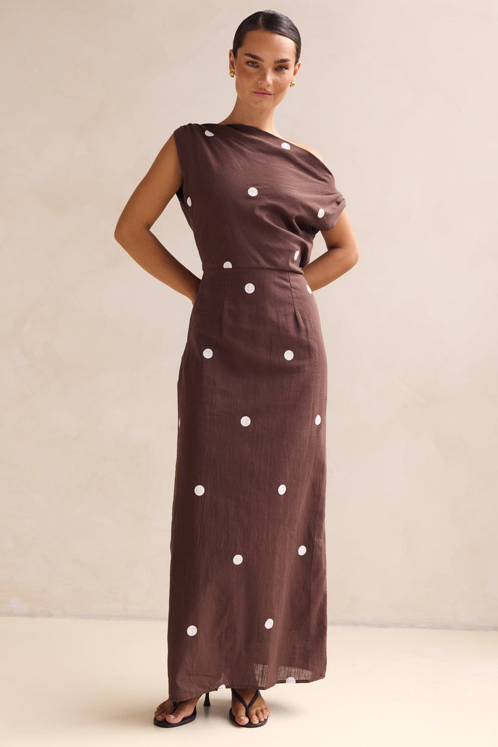 Veda Maxi Dress (Chocolate)
