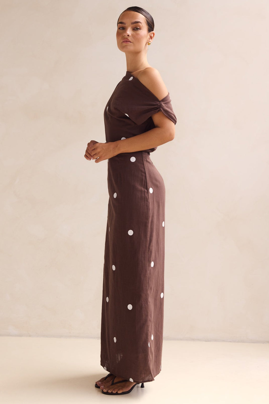 Veda Maxi Dress (Chocolate)