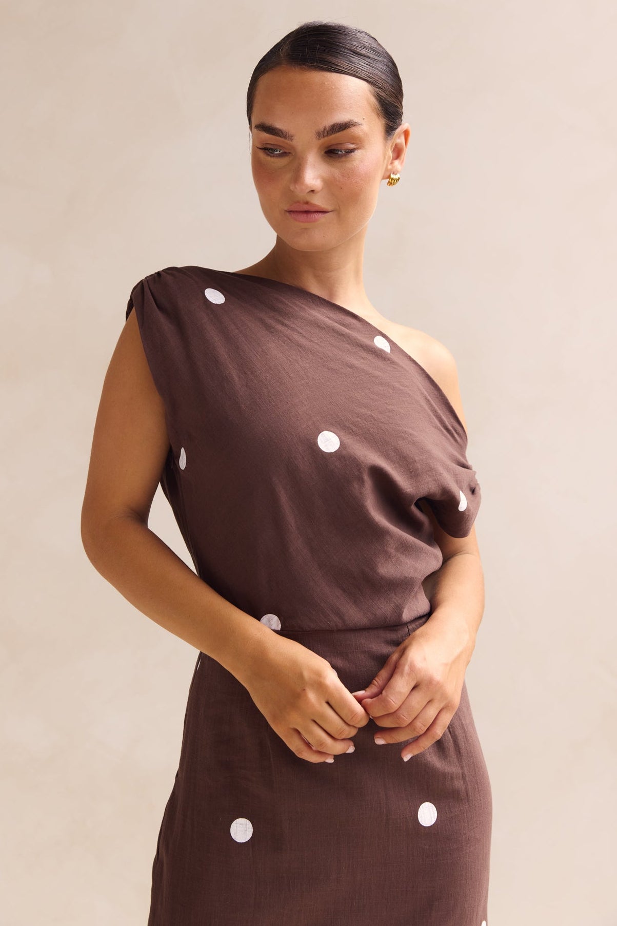 Veda Maxi Dress (Chocolate)