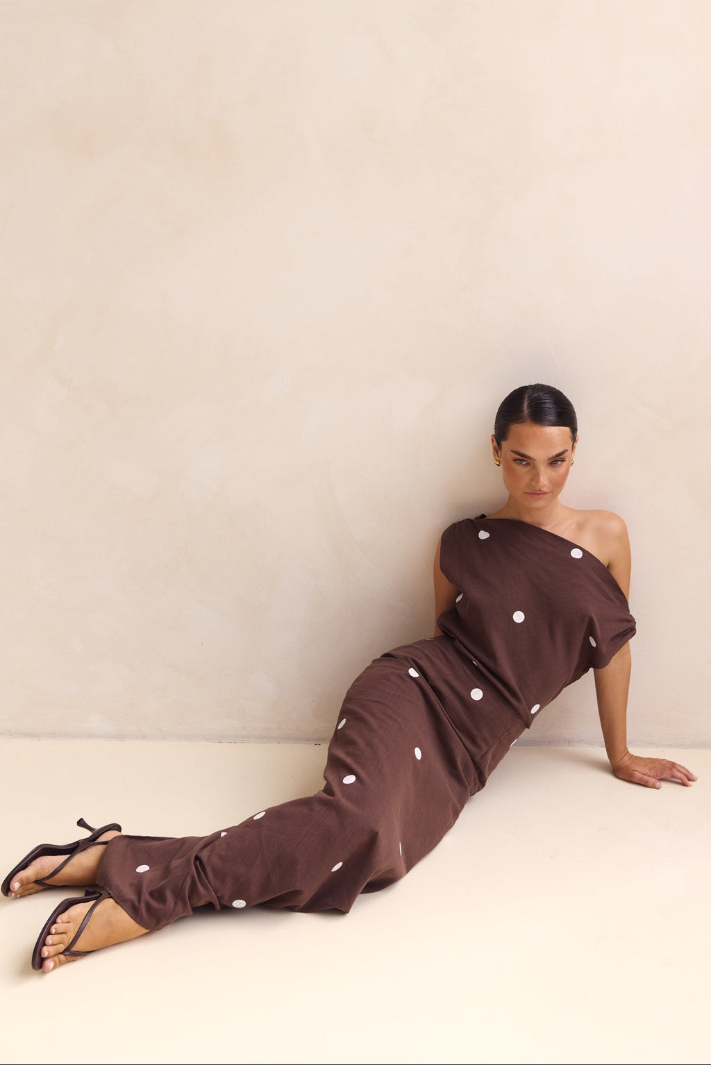 Veda Maxi Dress (Chocolate)