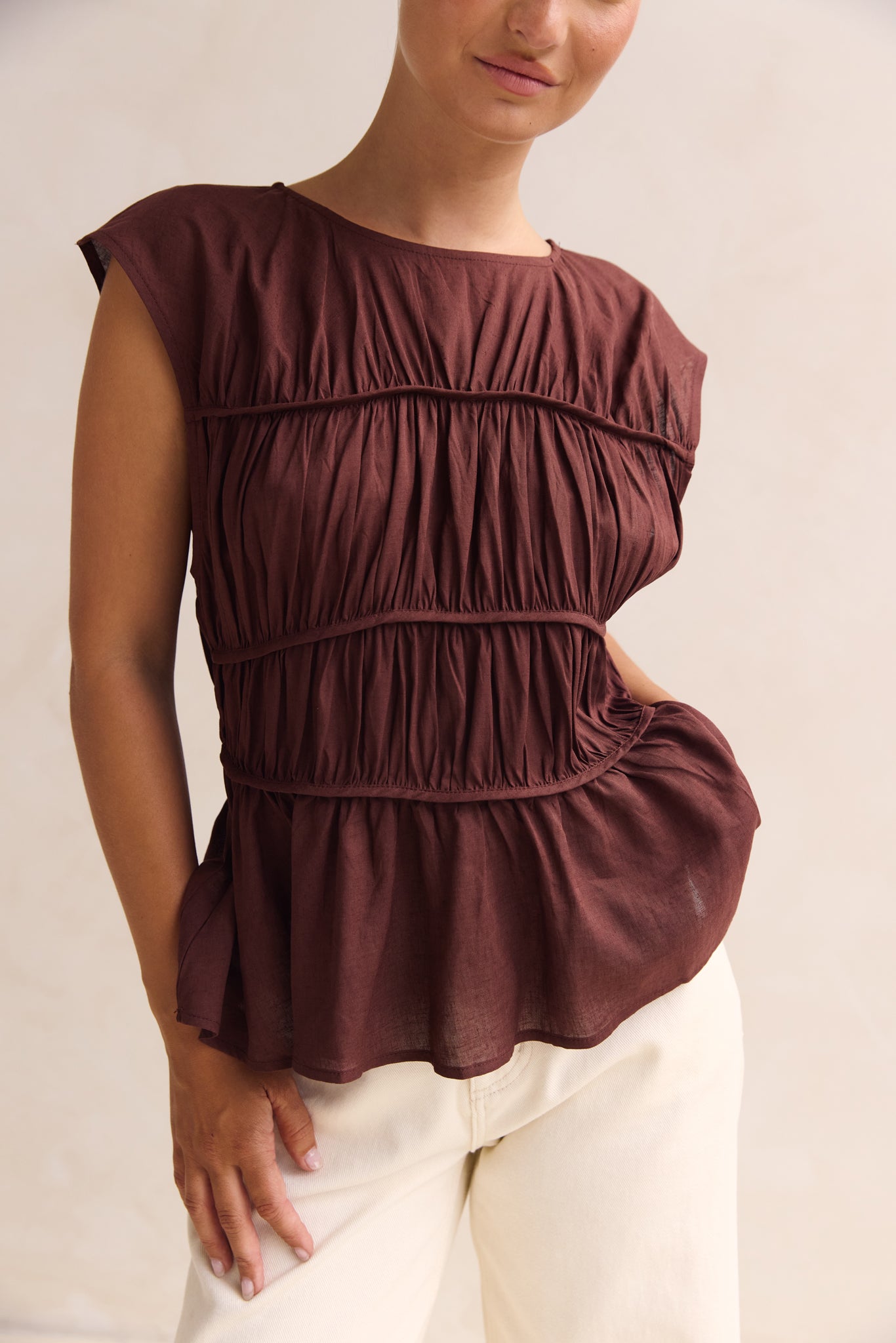 Hailey Top (Chestnut)