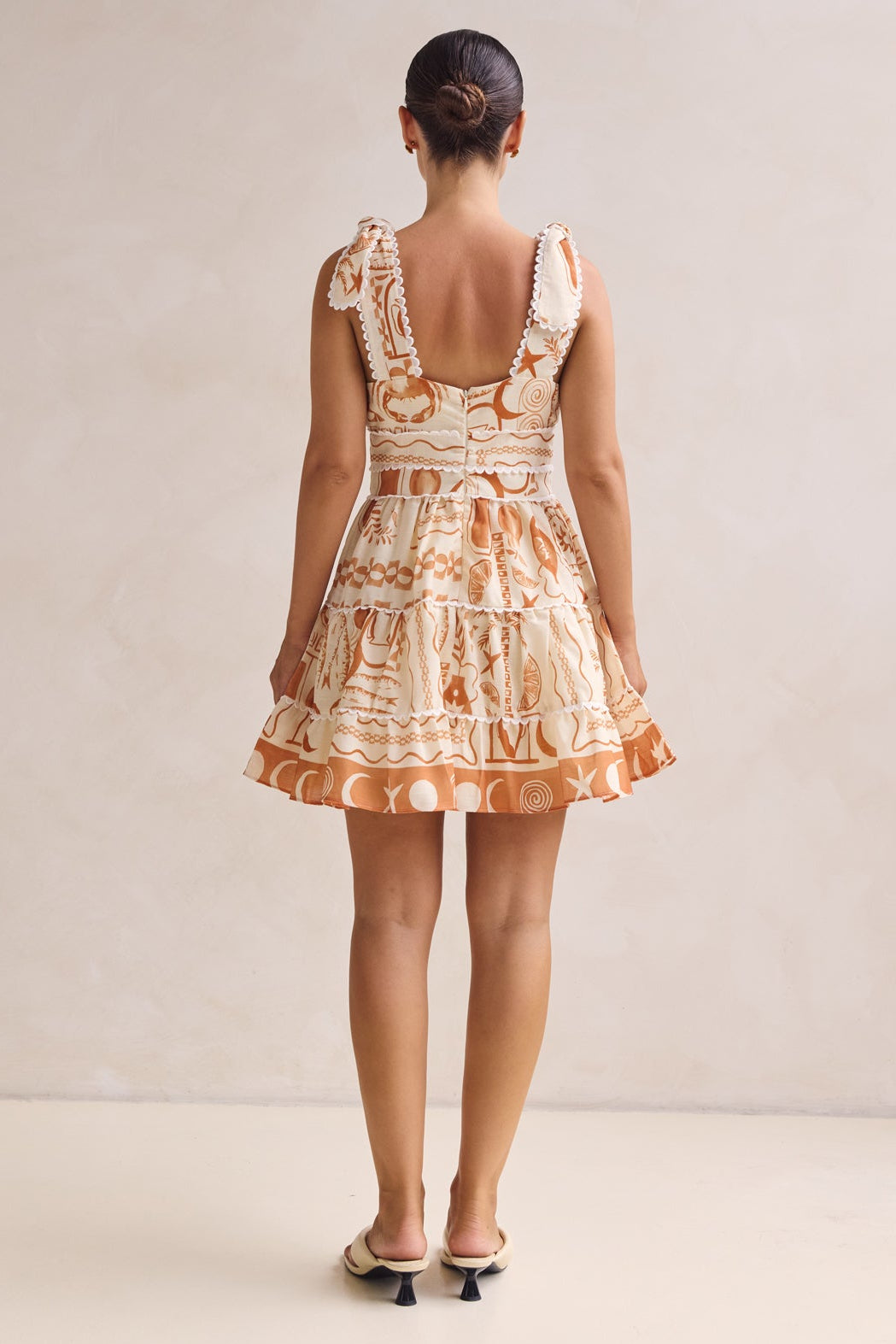 Lindsay Mini Dress (Cream)