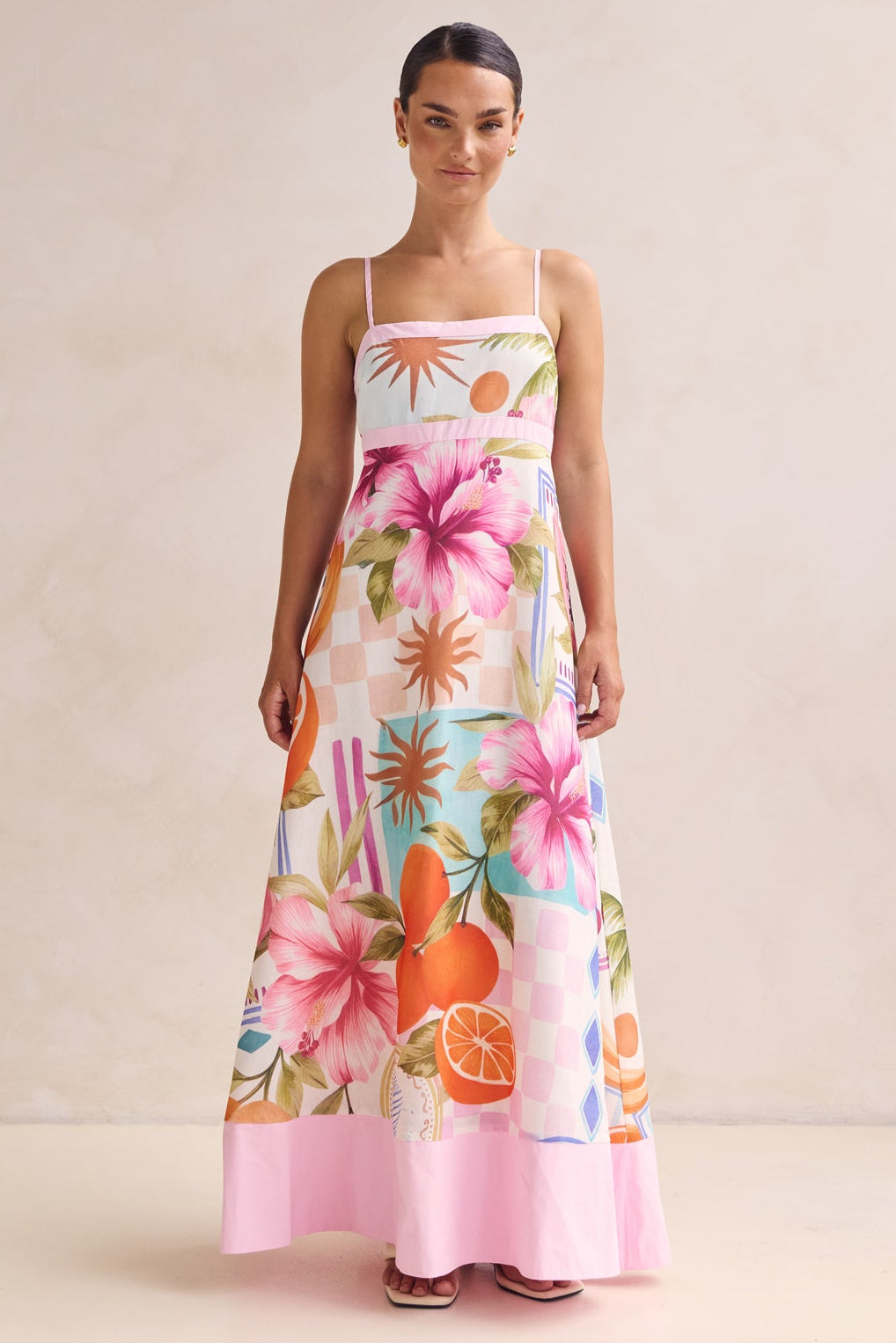 Marlowe Maxi Dress (Pink)