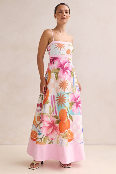Marlowe Maxi Dress (Pink)
