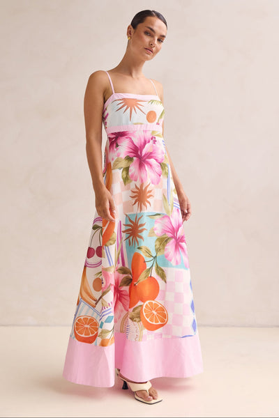 Marlowe Maxi Dress (Pink)