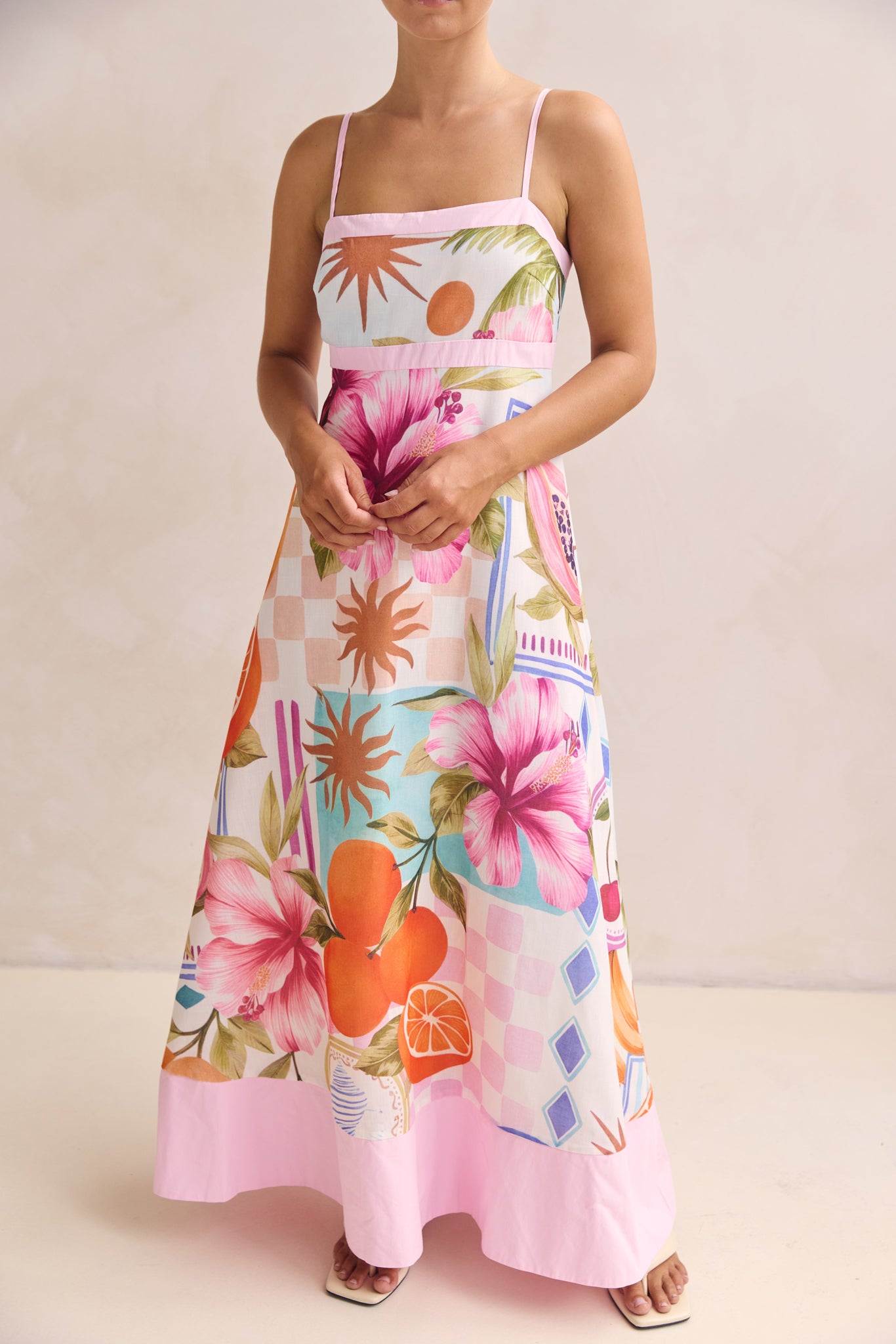 Marlowe Maxi Dress (Pink)