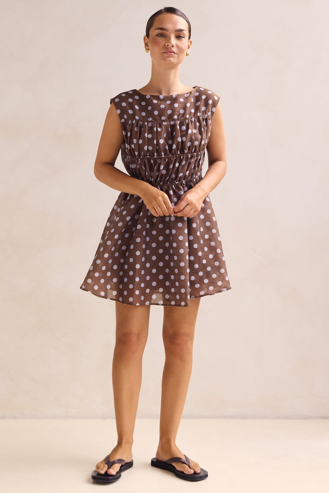 Zara Mini Dress (Chocolate)