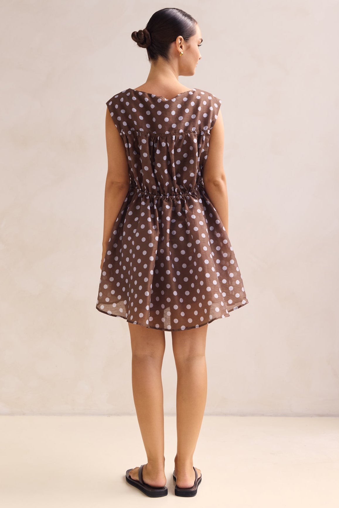 Zara Mini Dress (Chocolate)