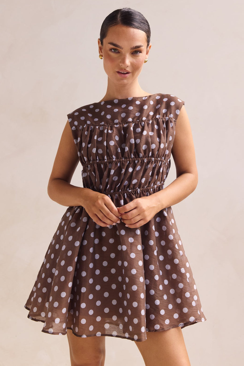 Zara Mini Dress (Chocolate)