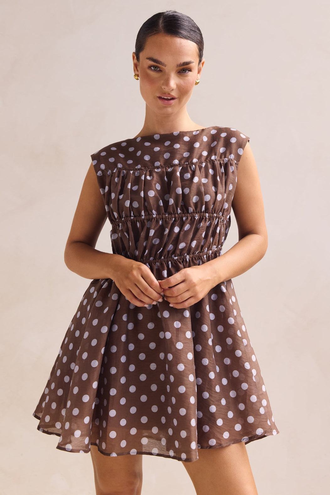 Zara Mini Dress (Chocolate)