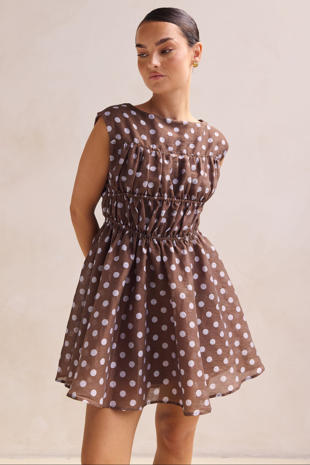 Zara Mini Dress (Chocolate)