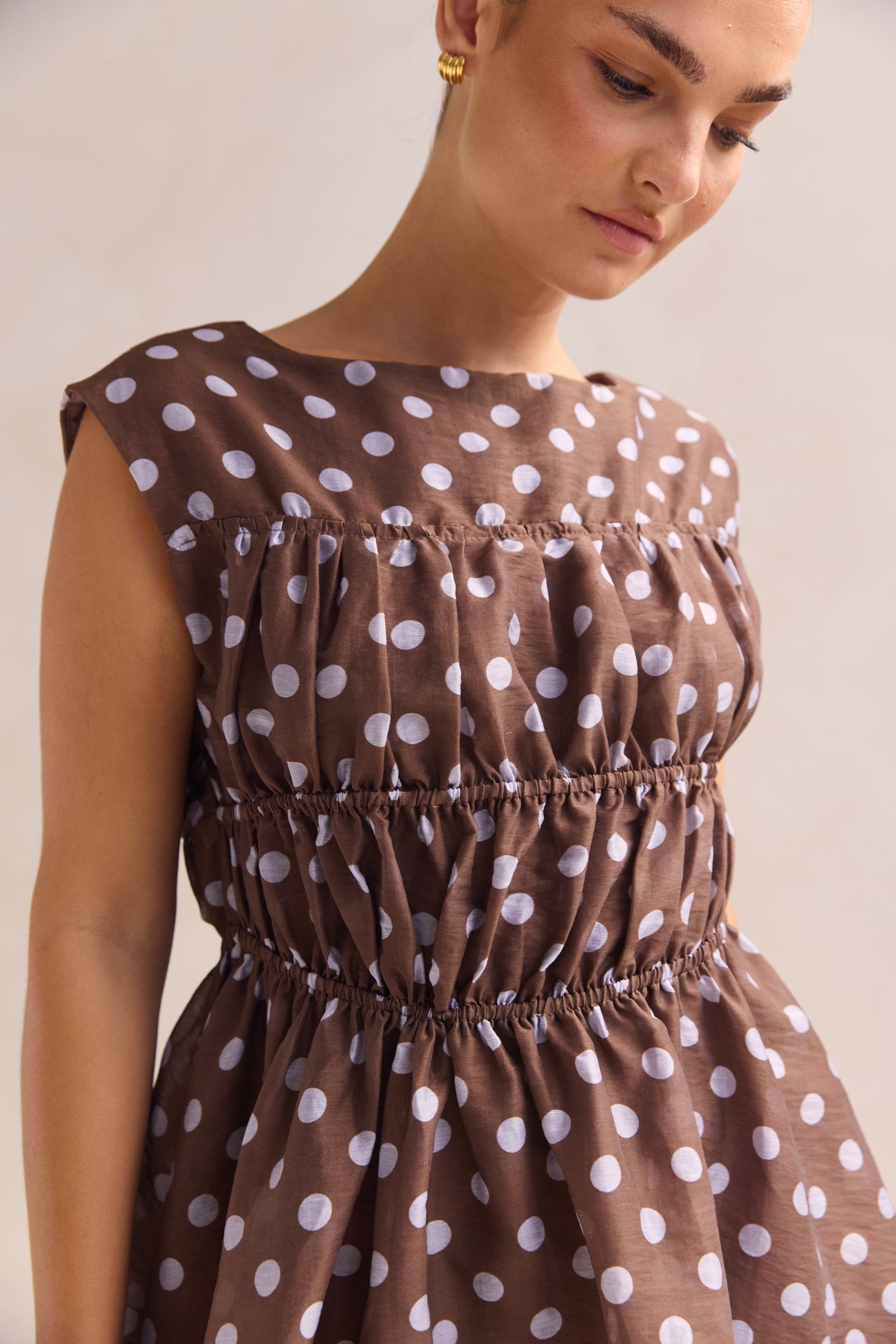 Zara Mini Dress (Chocolate)