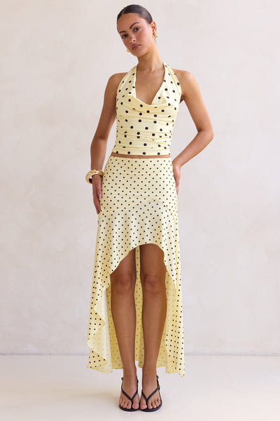 Franca Midi Skirt (Lemon)