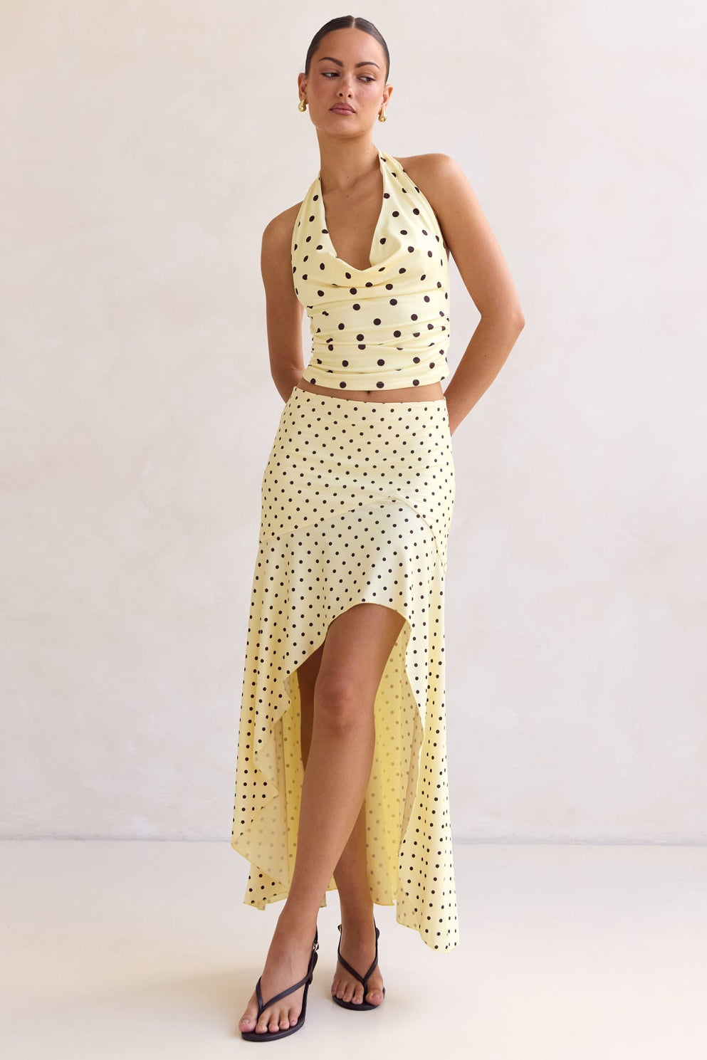 Franca Midi Skirt (Lemon)