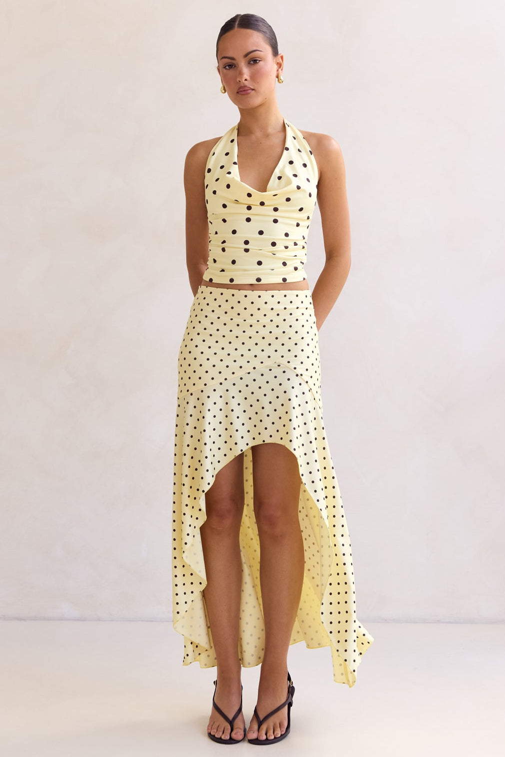 Franca Midi Skirt (Lemon)